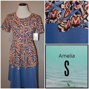 Lularoe Amelia Dress Small NWT